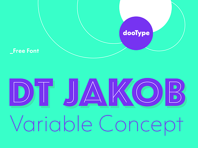 Dt Jakob Variable Concept download download free font font free layred