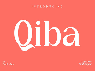 Qiba Free Font design download download free font font free serif