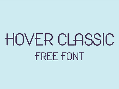 Hover Classic Free Font download download free font font free rounded typography