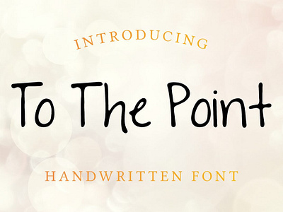 To The Point Free Font download download free font font free handwritten handwritten font