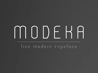 Modeka Free Font design download download free font font free typography