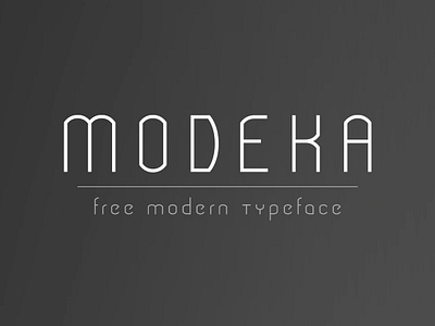 Modeka Free Font