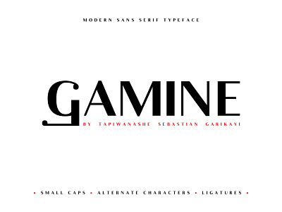 Gamine Free Font design download download free font font free sans serif typography