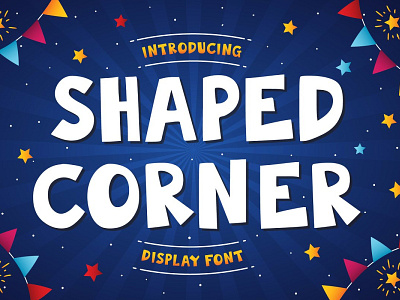 Shaped Corner Free Font download download free font font free script