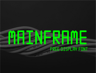 Mainframe Free Font design download download free font free typography