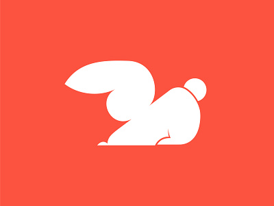Rabbit symbol bold brand logo rabbit rabbit logo symbol tiny