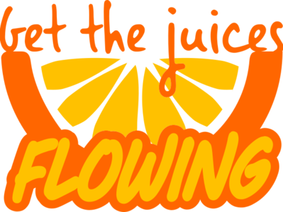Get the Juices Flowing abstract athens ga design icon juice logo typography