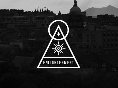 Enlightenment bright enlightenment icon logo masonic seventharmy society sun symbol vector