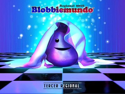 "Invisibility Cloak" Playmat 3d blobbiemundo blobbies card game game illustration jorge peru playmat tcg