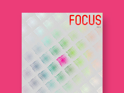 FOCUS bookcover magazine pattern pink