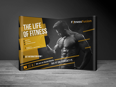 FitnessFusion |  Trade show Booth Design