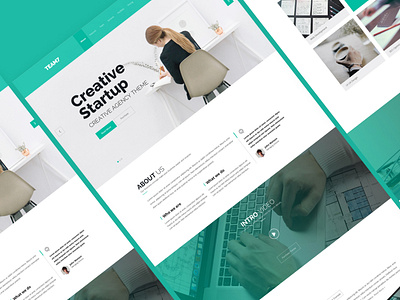 Creative Digital Agency Website Landing Page