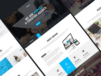 Creative Digital Agency Website Landing Page