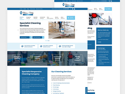Cleaning Services Website Landing Page app design case study clean website cleaner cleaning cleaning app cleaning services cleaning website graphic design homepage landing page mobile app mobile apps ui ui design ux vector web design webdesign website