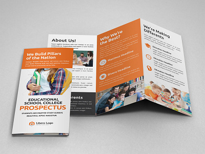 Education Prospectus brochure college design education flyer leaflet print prospectus school trifold web design