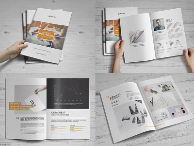 Portfolio Brochure Design annual report booklet design brochure brochure design catalog college design education flyer flyer design illustration leaflet mockup portfolio portfolio brochure portfolio card print design prospectus trifold trifold brochure