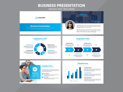 Business Presentation Vector Template