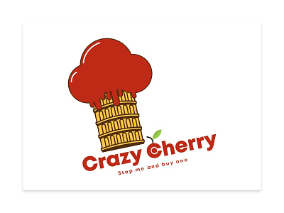 Crazy Cherry branding cherry crazy creative icecream italian logo rebranding sign vector