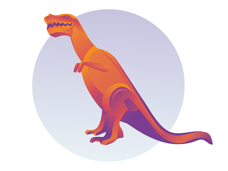 Tyrannosaurus Tina by Игорь Титин on Dribbble