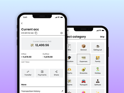 Mobile banking app