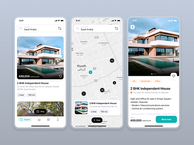 Real estate | Mobile app design design details list map mobile app mobile design property real estate ui uidesign ux uxdesign