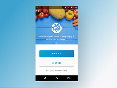 App Design for Milkbasket