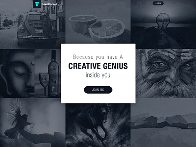Website UI design for Touchtalent