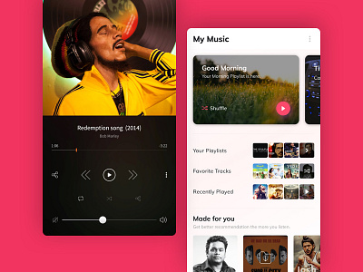 Music App app concept color concept design design design tools designer music album music app sktechapp ui user experience user interaction ux