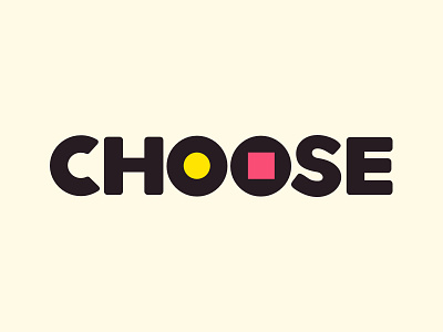 CHOOSE - Simple logo concept branding choose concept concept design design designer flat font illustration letters logo logo design logoconcept logotype simple type typeface typography ui vector