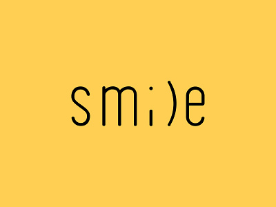 Smile textual logo concept by Shashank Hudkar on Dribbble