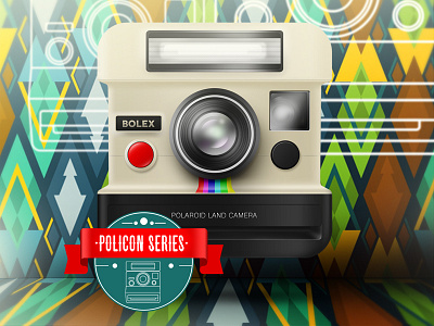 Polaroid Fun! camera design icon polaroid romadoni series