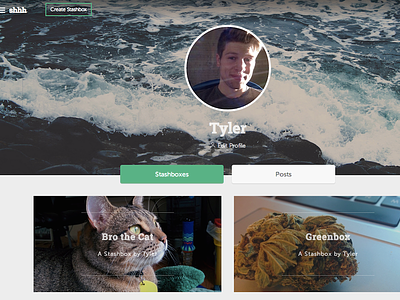 Stashhh.me Profile cat circle emerald photography pills profile social tabs thumbnails waves weed