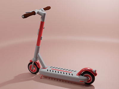 Electric Scooter 3d blender graphic design illustration