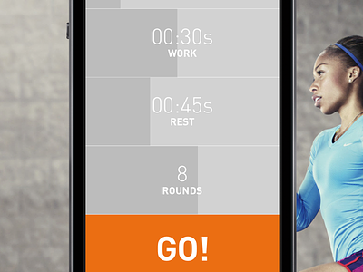 Breath – A simple HIIT assistant. button design hiit input interface ios list mobile setting time ui ux