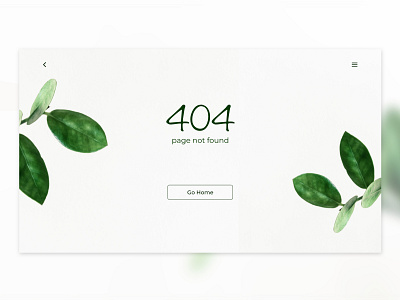 404 Page | UX/UI design