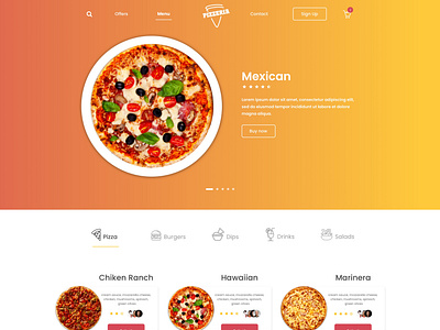 Pizzeria | UX/UI design