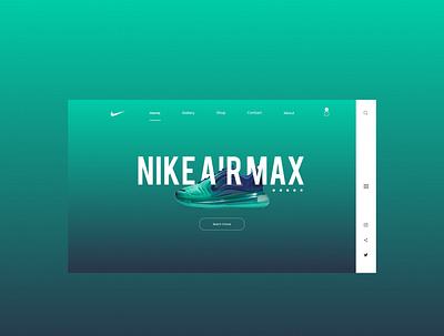 Nike | UX/UI design art branding design illustration type typography ui ux web website