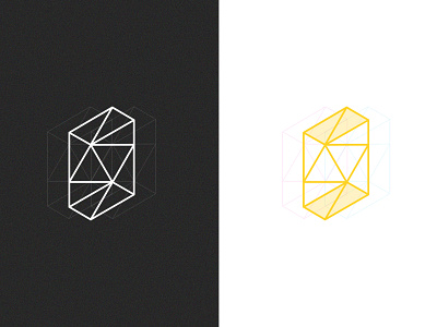 Logo polygonal color conception conception graphique identité limage de marque logo logodesign planche polygon