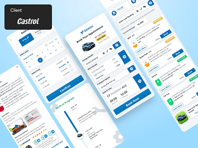 Creating a garage experience. casestudy client mobile app product design responsive ui ux