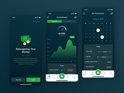 Redesign money app