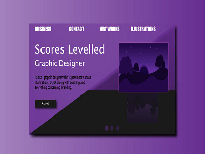 Minimal Landing page landing page minimal purple ui design web design web page