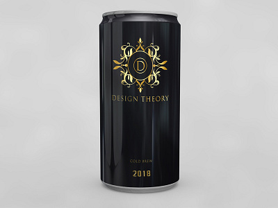 Beer beer branding beer can black elegant gold logo packaging typography