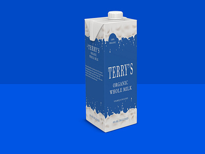 Tetra pack Milk blue branding design design graphic design milk packaging design typography
