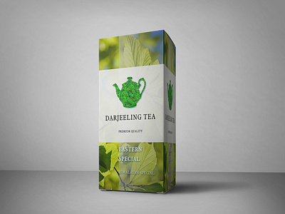 Darjeeling Tea darjeeling design green kettle packaging tea tea branding