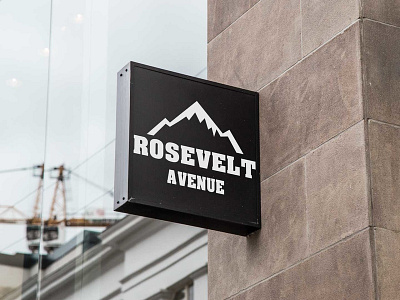 Rosevelt Avenue branding design elegant design logo typography