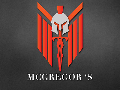 Mcgregor's branding design graphic design illustration logo logo design sword typography