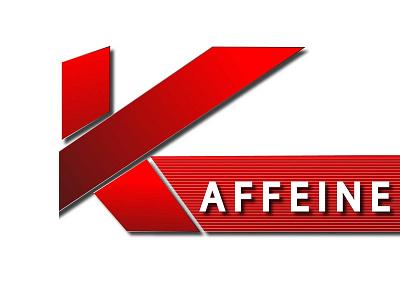 Kaffeine branding design coffee branding design graphic design logo design logo design branding logo design concept red typography