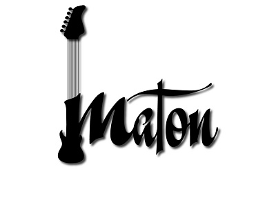 Maton guitars branding branding design design elegant graphic design guitar logo illustration logo logo design minimal design typography