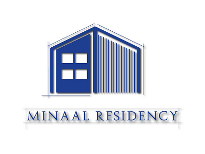 Minaal blue branding branding design builder logo design graphic design logo logo design typography