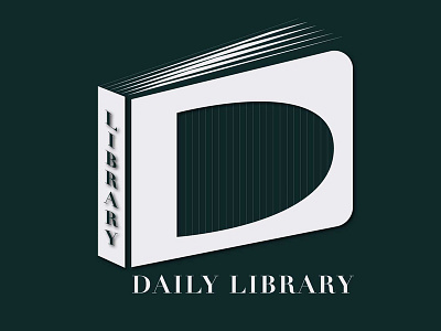 Library Logo branding branding design design graphic design illustration library logo logo logo design typography